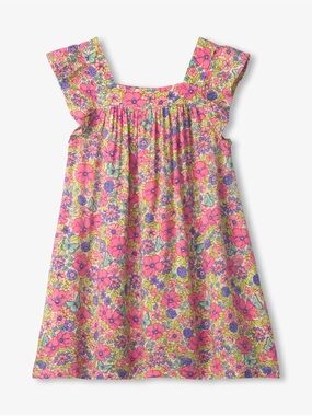 NEW Hatley Girls Groovy Flowers Flutter Puff Dress